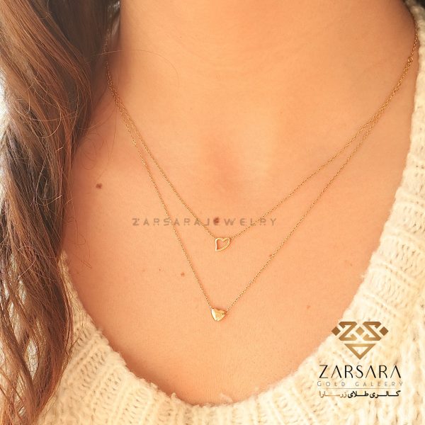 گردنبند متصل دولاین قلب