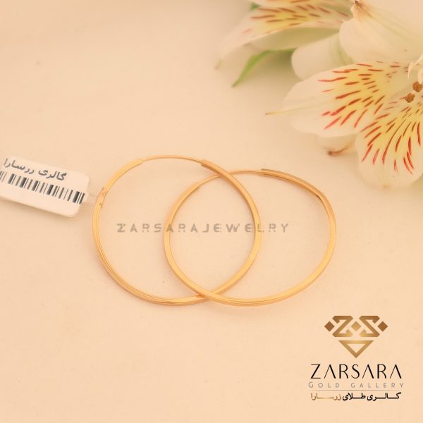 گوشواره حلقه‌ای «کد۲» - Image 2