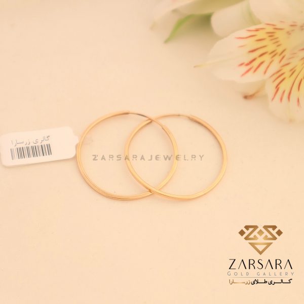 گوشواره حلقه‌ای «کد۳» - Image 2