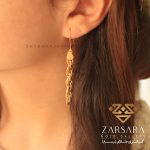 گوشواره آویز زنجیری «کد۳»