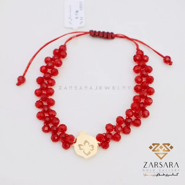 دستبند سنگی انار کد 12511 - Image 2