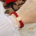 دستبند سنگی انار کد 12514