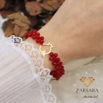 دستبند سنگی انار کد 12510
