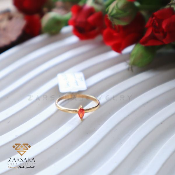 انگشتر نگین رنگی  کد638 - Image 2