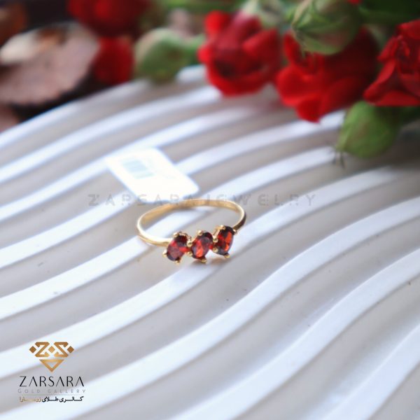 انگشتر نگین رنگی  کد641 - Image 2