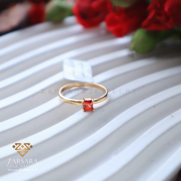 انگشتر نگین رنگی  کد632 - Image 2
