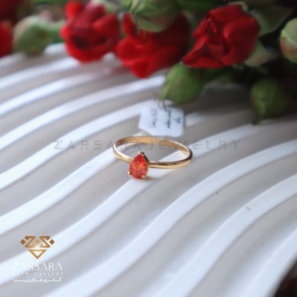 انگشتر نگین رنگی کد629 - Image 2