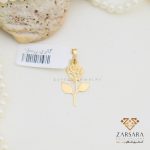 پلاک لیزری گل رز