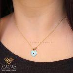 گردنبندمتصل قلب میناکاری کد 1461