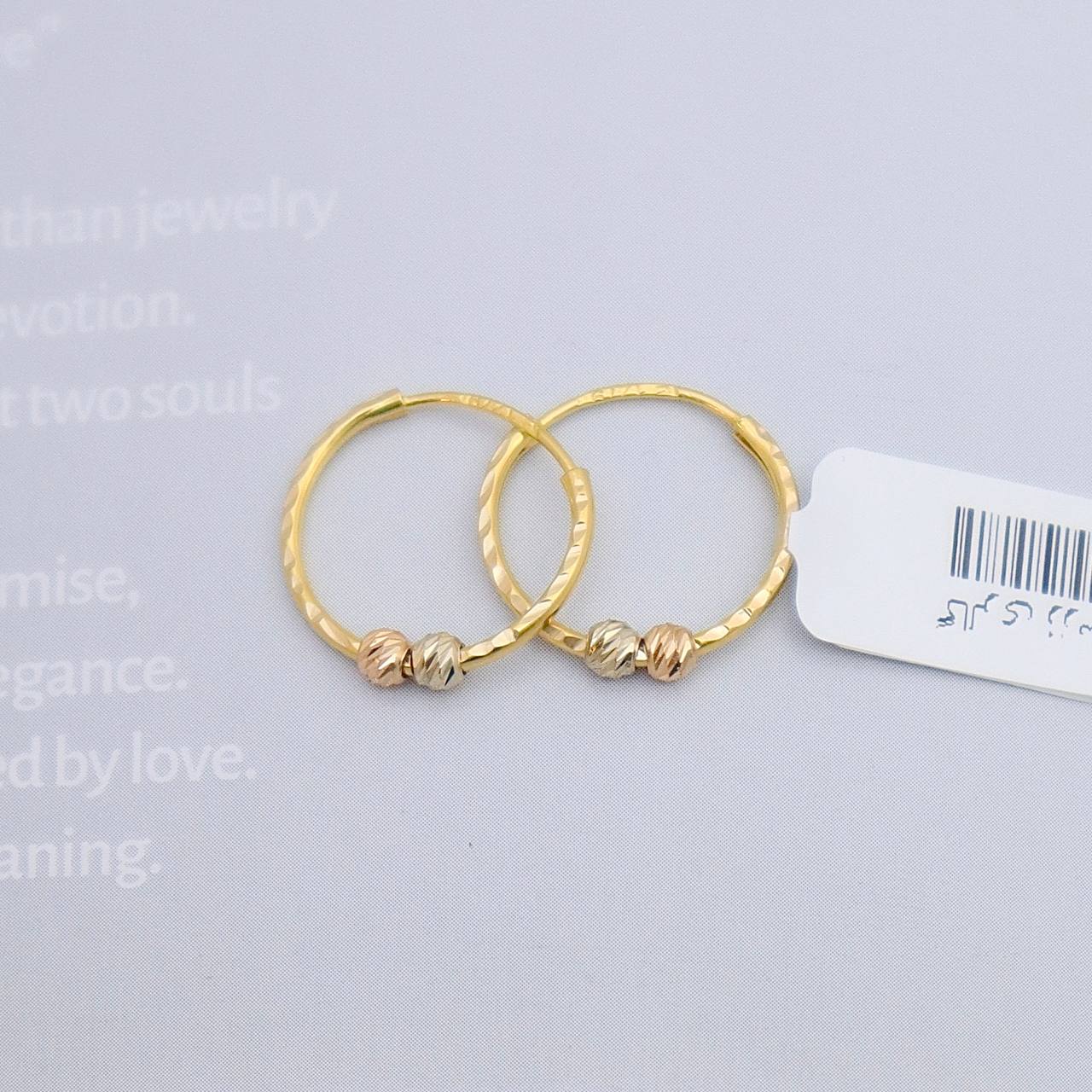 photo_2026-01-06_20-31-36 گوشواره حلقهای البرناردو کد 12853 - Image 1