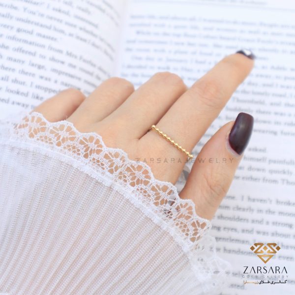 انگشتر نقطه‌چین کد12662