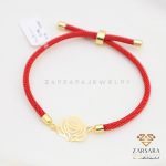 دستبند بافتی گل رز کد۱۲۴۶۲
